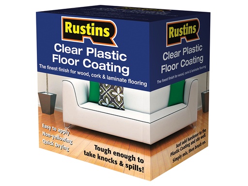 [RUSPFCFK1L] Clear Plastic Floor Coating Kit Gloss 1 litre