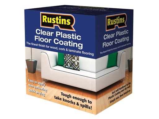 [RUSPFCFK4L] Clear Plastic Floor Coating Kit Gloss 4 litre