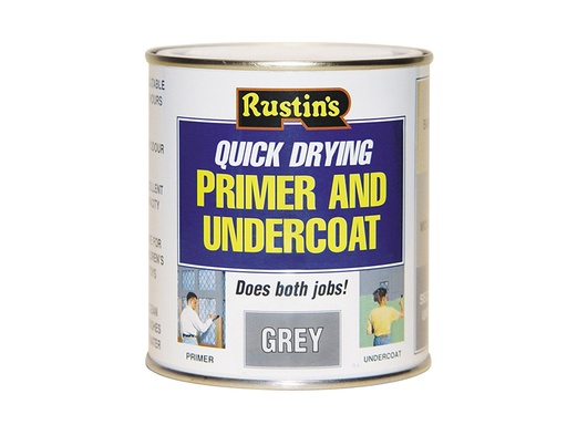 [RUSQDPUG1L] Quick Dry Primer & Undercoat Grey 1 litre