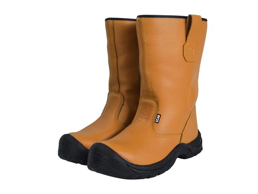 [SCAFWTEXAS7] Texas Lined Tan Rigger Boots UK 7 EUR 41