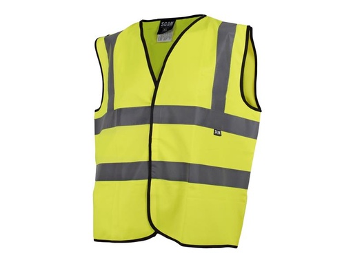 [HIS-187840] SCAHVWXL - Hi-Vis Waistcoat Yellow - XL