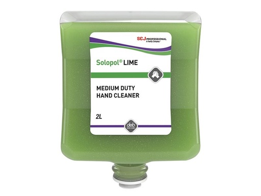 [SCJLIM2LT] Solopol Lime Medium/HeavyDuty Hand Wash Cartridge 2 litre