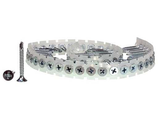 [SEN35Q25MC] DuraSpin Collated Screws Drywall to Heavy Steel 3.5 x 25mm (Pack 1000)