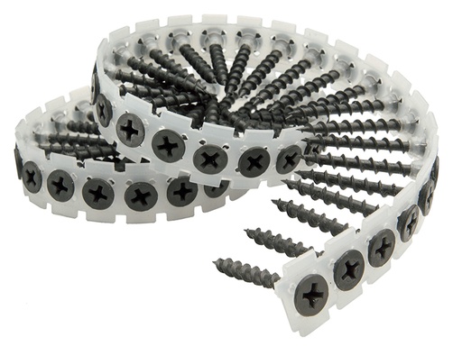 [SEN39A50MP] DuraSpin Collated Screws Drywall to Wood 3.9 x 50mm (Pack 1000)