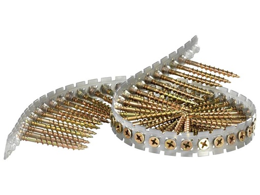 [SEN42K25MY] DuraSpin Collated Screws Flooring/Wood PH2 4.2 x 25mm (Pack 1000)