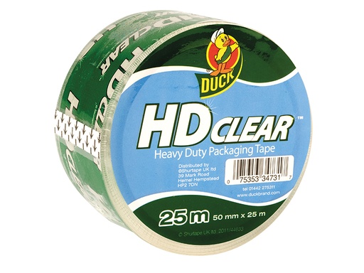 [SHU222181] Duck Tape Packaging Heavy-Duty 50mm x 25m Clear