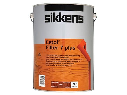 [SIKCF7PM5L] Cetol Filter 7 Plus Translucent Woodstain Mahogany 5 litre
