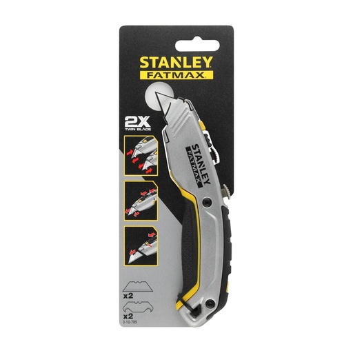 [STA010789] FatMax Retractable Twin Blade Knife