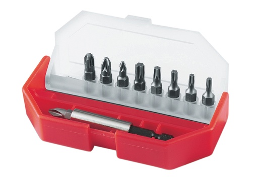 [STA168724] Phillips/Pozidriv/TORX Insert Bit Set 10 Piece