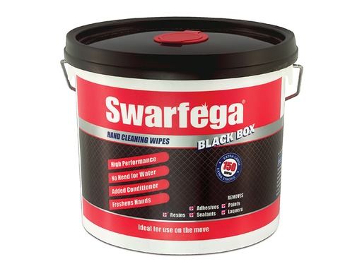 [SWASBB150W] Black Box Heavy-Duty Trade Hand Wipes (150)
