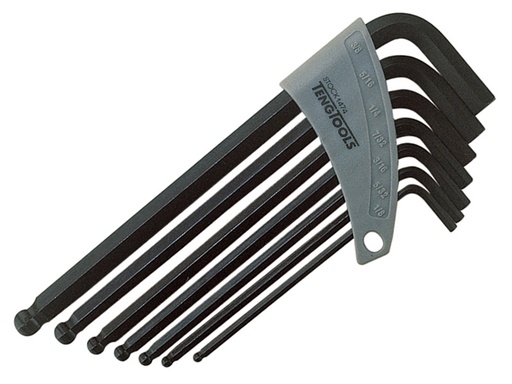 [TEN1474] Ball Point Hexagon Key Set 7 Piece (1/8-3/8in)