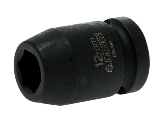 [TEN920512N] Impact Socket Hexagon 6-Point 1/2in Drive 12mm