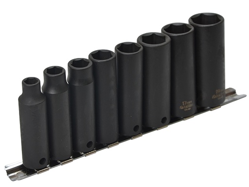 [TEN9386] 9386 Deep Impact Socket Set of 8 Metric 3/8in Drive