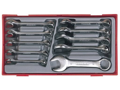 [TENTT6010M] TT6010M Metric Midget Combination Spanner Set 10 Piece