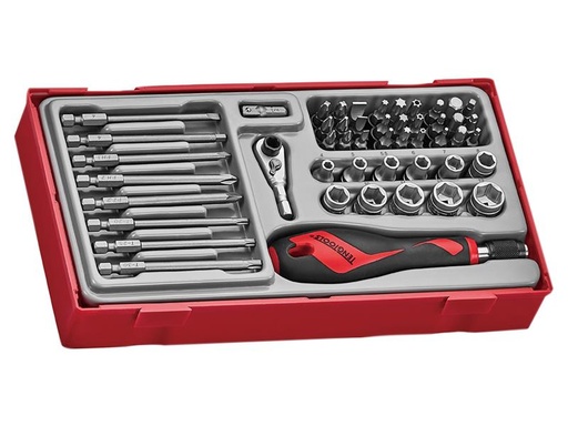 [TENTTMDQ49] TTMDQ49 Bit & Quick Chuck Driver Set 49 Piece - 1/4in Drive