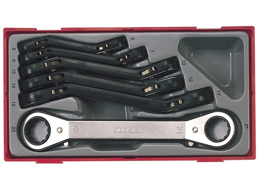 [TENTTRORS] TTRORS Metric Ratchet Ring Spanner Set 6 Piece