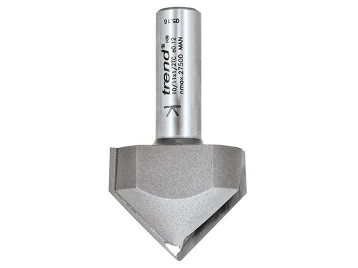 [TRE101112TC] 10/11 x 1/2 TCT V-Groove Chamfer 45° 19.0 x 38mm