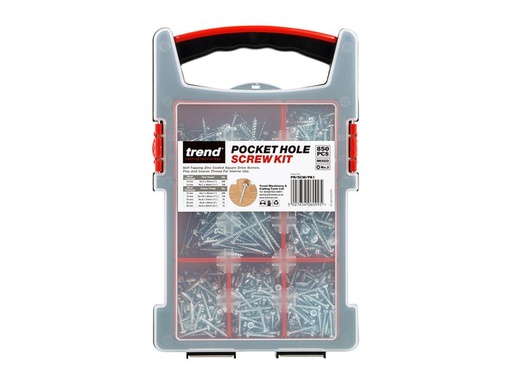 [TREPHSCWPK1] Pocket Hole Screw Selection 850 Piece