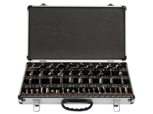 [TRESET50PC14] 1/4in TCT Router Bit Starter Set 50 Piece