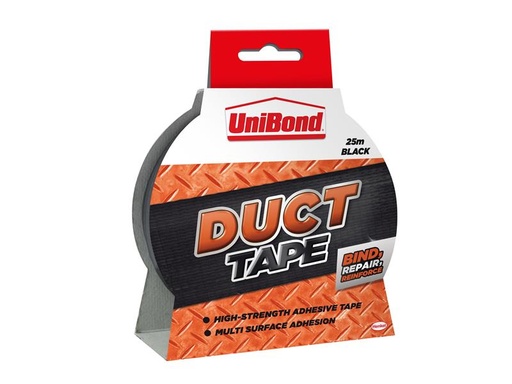 [UNI1517009] Duct Tape 50mm x 25m Black