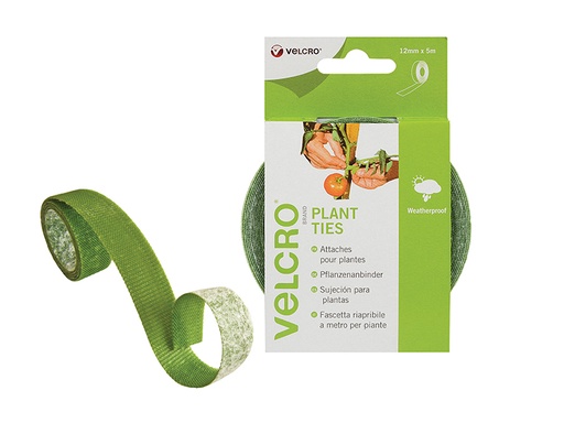 [VEL60202] VELCRO Brand ONE-WRAP Plant Ties 12mm x 5m Green
