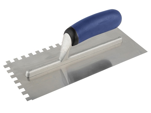 [VIT102971] Professional Notched Adhesive Trowel 8mm Stainless Steel 11 x 4.1/2in