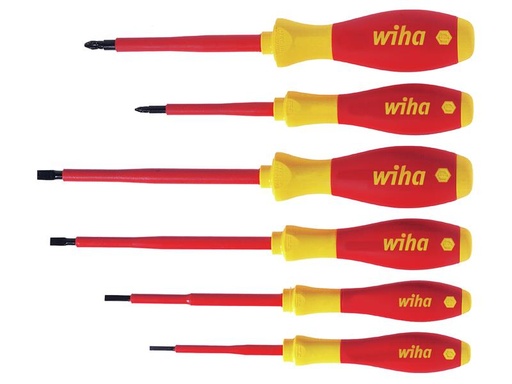 [WHA25477] SoftFinish electric SL/PZ Screwdriver Set 6 Piece