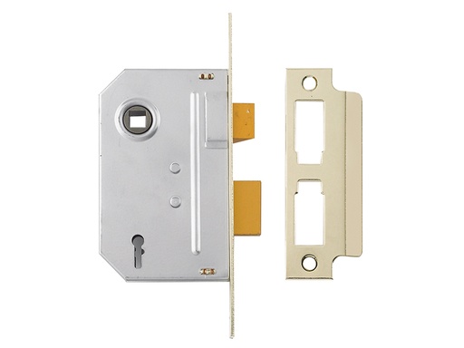 [YALPM320PB25] PM320 3 Lever Mortice Sashlock Polished Brass 65mm 2.5in