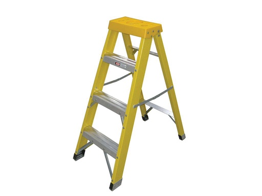 [ZAR300514] Fibreglass Swingback Steps Open 1.05m Closed 1.18m 4 Rungs