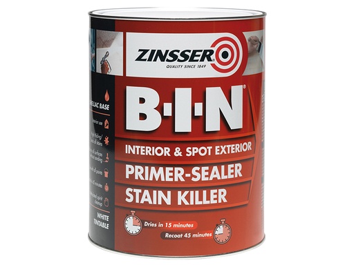 [ZINBIN500] B.I.N Primer & Sealer Stain Killer Paint 500ml