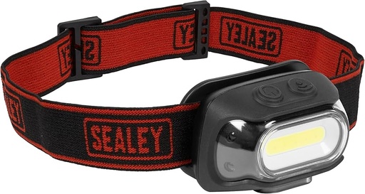 [SEALEY HT08R] Rechargeable Head Torch With Auto-Sensor 8W COB LED
