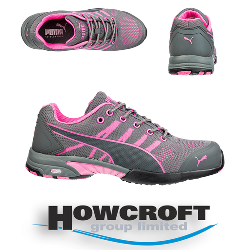 Puma 642910 - Celebrity Knit Low Trainer - Grey/Pink