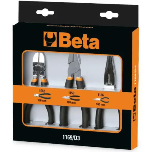 [Beta 011690053] 1169/D3 Set Of Pliers & Nippers