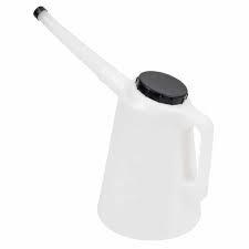 [Sealey JDL3] Oil Container with Black Lid & Flexible Spout 3L