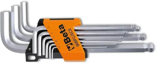 [Beta 00000960341] 96BPC 2-Ball Head Offset Hex Key Wrench