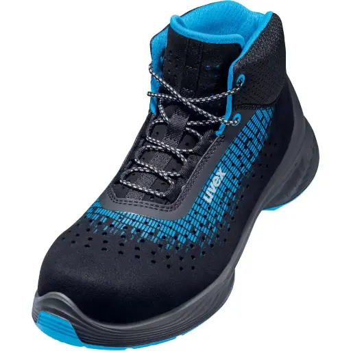 [HIS-213282] uvex 68318 1 G2 perforated lace-up boot S1 SRC PPE Safety Boots EU 35-52 / UK 3-16