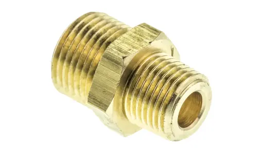 [HIS-214855] Legris 0165 08 10 - Brass Compression Fitting Straight Adapter 
