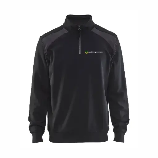 Next Engineers 1/2 Zip Sweater with Embroidery