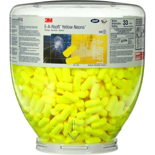 [HIS-216848] 3MES01001 - E.A.R Earsoft Yellow Neons - Ear Plugs - 250pk